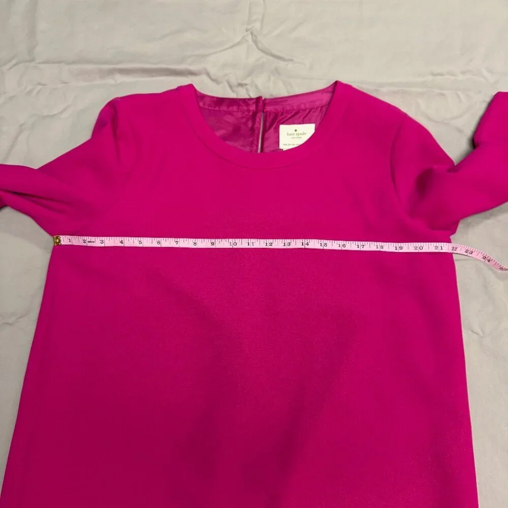 kate spade new york Pink Scalloped‎ Drop-Waist Dress 14 EUC